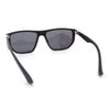Polarized Mens Flat Top Sport Plastic Geometric Rectangle Sunglasses