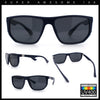 Polarized Mens Flat Top Sport Plastic Geometric Rectangle Sunglasses