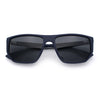 Polarized Mens Flat Top Sport Plastic Geometric Rectangle Sunglasses