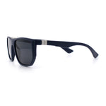 Polarized Mens Flat Top Sport Plastic Geometric Rectangle Sunglasses