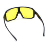 Xloop Mens HD Night Driving Lens Oversized Shield Sport Plastic Sunglasses