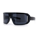 Locs USA Flag Oversized Wrap Around Gangster Plastic Biker Sunglasses