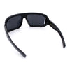 Locs USA Flag Oversized Wrap Around Gangster Plastic Biker Sunglasses