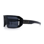 Locs USA Flag Oversized Wrap Around Gangster Plastic Biker Sunglasses