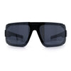 Locs USA Flag Oversized Wrap Around Gangster Plastic Biker Sunglasses