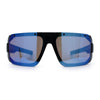 Locs USA Flag Oversized Wrap Around Gangster Plastic Biker Sunglasses