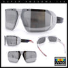 Locs USA Flag Oversized Wrap Around Gangster Plastic Biker Sunglasses