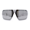 Locs USA Flag Oversized Wrap Around Gangster Plastic Biker Sunglasses