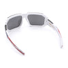 Locs USA Flag Oversized Wrap Around Gangster Plastic Biker Sunglasses