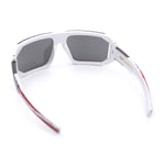 Locs USA Flag Oversized Wrap Around Gangster Plastic Biker Sunglasses