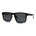 Polarized Gentlemanly Hipster Mens Sport Horn Rim Plastic Sunglasses