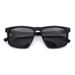Polarized Gentlemanly Hipster Mens Sport Horn Rim Plastic Sunglasses