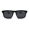 Polarized Gentlemanly Hipster Mens Sport Horn Rim Plastic Sunglasses