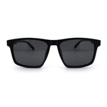 Polarized Gentlemanly Hipster Mens Sport Horn Rim Plastic Sunglasses