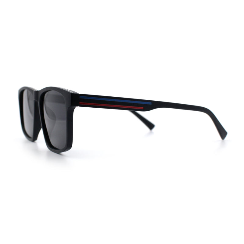 Polarized Gentlemanly Hipster Mens Sport Horn Rim Plastic Sunglasses