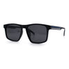 Polarized Gentlemanly Hipster Mens Sport Horn Rim Plastic Sunglasses