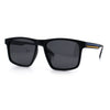 Polarized Gentlemanly Hipster Mens Sport Horn Rim Plastic Sunglasses
