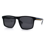 Polarized Gentlemanly Hipster Mens Sport Horn Rim Plastic Sunglasses