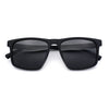 Polarized Gentlemanly Hipster Mens Sport Horn Rim Plastic Sunglasses