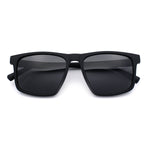 Polarized Gentlemanly Hipster Mens Sport Horn Rim Plastic Sunglasses