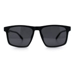 Polarized Gentlemanly Hipster Mens Sport Horn Rim Plastic Sunglasses