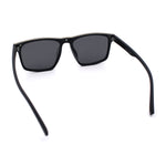 Polarized Gentlemanly Hipster Mens Sport Horn Rim Plastic Sunglasses