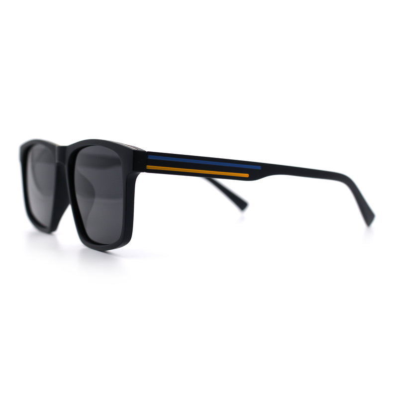 Polarized Gentlemanly Hipster Mens Sport Horn Rim Plastic Sunglasses