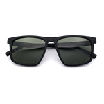 Polarized Gentlemanly Hipster Mens Sport Horn Rim Plastic Sunglasses