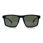 Polarized Gentlemanly Hipster Mens Sport Horn Rim Plastic Sunglasses