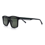 Polarized Gentlemanly Hipster Mens Sport Horn Rim Plastic Sunglasses