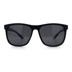 Polarized Classic Gentleman Mens Simple Sporty Horn Rim Plastic Sunglasses