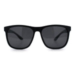 Polarized Classic Gentleman Mens Simple Sporty Horn Rim Plastic Sunglasses