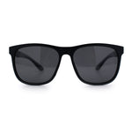 Polarized Classic Gentleman Mens Simple Sporty Horn Rim Plastic Sunglasses