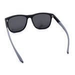 Polarized Classic Gentleman Mens Simple Sporty Horn Rim Plastic Sunglasses
