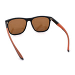 Polarized Classic Gentleman Mens Simple Sporty Horn Rim Plastic Sunglasses