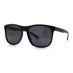 Polarized Classic Gentleman Mens Simple Sporty Horn Rim Plastic Sunglasses