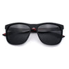 Polarized Classic Gentleman Mens Simple Sporty Horn Rim Plastic Sunglasses