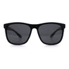 Polarized Classic Gentleman Mens Simple Sporty Horn Rim Plastic Sunglasses