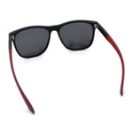 Polarized Classic Gentleman Mens Simple Sporty Horn Rim Plastic Sunglasses