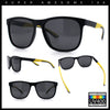 Polarized Classic Gentleman Mens Simple Sporty Horn Rim Plastic Sunglasses