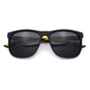 Polarized Classic Gentleman Mens Simple Sporty Horn Rim Plastic Sunglasses