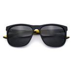Polarized Classic Gentleman Mens Simple Sporty Horn Rim Plastic Sunglasses