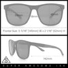 Polarized Classic Gentleman Mens Simple Sporty Horn Rim Plastic Sunglasses