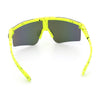 Xloop Boys Child Size MTB Shield Color Mirror Rimless Plastic Sport Sunglasses