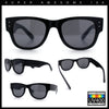 Womens Thick Plastic Horn Rim Hipster Fashion Rectangle Retro Sunglasses
