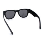 Womens Thick Plastic Horn Rim Hipster Fashion Rectangle Retro Sunglasses