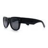 Womens Thick Plastic Horn Rim Hipster Fashion Rectangle Retro Sunglasses