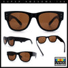 Womens Thick Plastic Horn Rim Hipster Fashion Rectangle Retro Sunglasses
