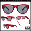 Womens Thick Plastic Horn Rim Hipster Fashion Rectangle Retro Sunglasses