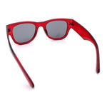 Womens Thick Plastic Horn Rim Hipster Fashion Rectangle Retro Sunglasses
